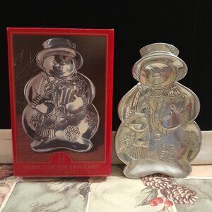 Snowman Candy Dish "Home for the Holidays"